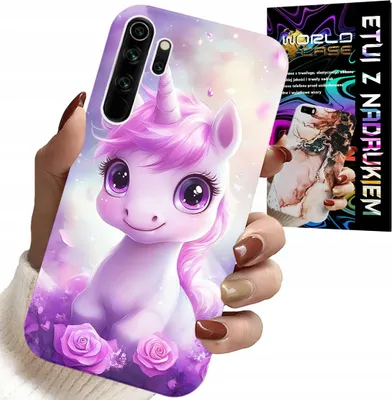 Zdjęcie produktu dla Etui Do Xiaomi Note 8 - Słodki Jednorożec, Wzory Dla Dzieci Case