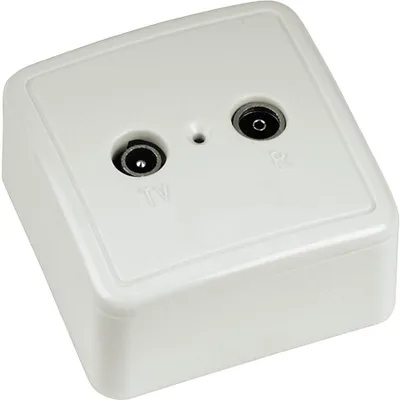 Produktbild von Hama 00122494, TV + Radio, Weiß, 230 mm, 140 mm, 47 mm, 189 g