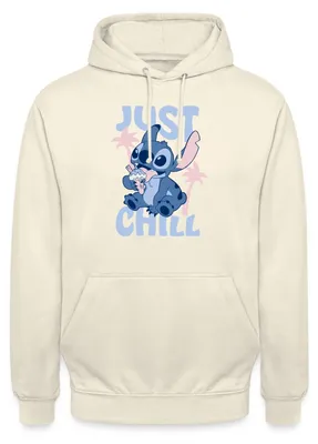 Produktbild von Lilo & Stitch Just Chill Uni Hoodie, M, Vanille-Milchshake
