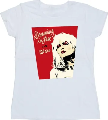 Image de Blondie - "Dreaming Is Free" T-shirt pour femme BI19821 (XL) (Blanc)