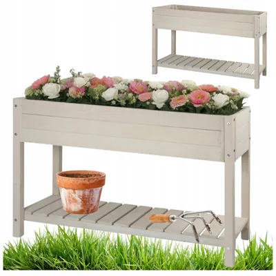 Immagine prodotto di Grande fioriera rialzata per ortaggi, 117 x 40 x 78 cm