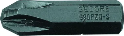 Produktbild von GEDORE 690 PZD 2 S-010 Schraubendreherbit 1/4", Vorteilspack 10-teilig, Kreuzschlitz PZ 2, 6552870