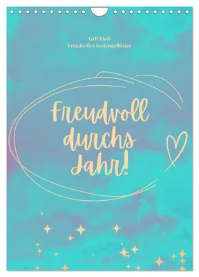 Produktbild von Freudvoll durchs Jahr! (Wandkalender 2027 DIN A4 hoch), CALVENDO Monatskalender