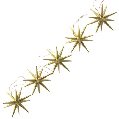 Produktbild von Sterne Christbaumschmuck Baumbehang 5er Set
