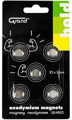 Zdjęcie produktu dla Magnesy neodymowe GRAND 10mm .