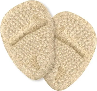 Immagine prodotto di INF Cuscinetti Antiscivolo per l'Avampiede per Tacchi Alti Beige