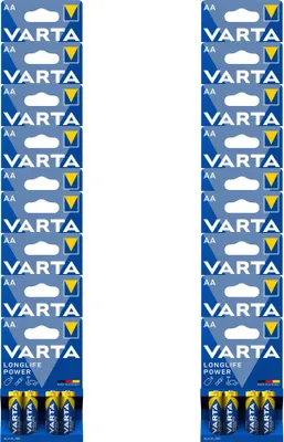 Produktbild von Batterien VARTA 4906, Mignon AA / LR6 Alkaline, LONGLIFE Power, 1,5V, 20 x 4er Pack