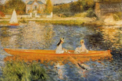Produktbild von Pierre Auguste Renoir Kunstdruck Bild - Die Seine Bei Asnières, 1879 (120 x 180 cm)
