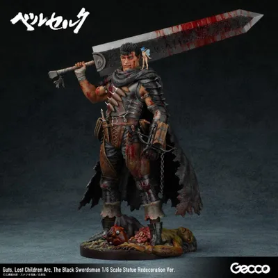 Produktbild von Berserk Statue 1/6 Guts Lost Children Arc The Black Swordsman Redecoration Ver. 38 cm