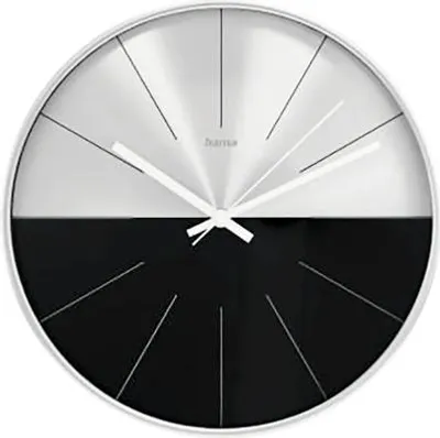 Produktbild von Hama Sicily, Wand, Quarzuhr, Kreis, Schwarz, Silber, Kunststoff, Glas