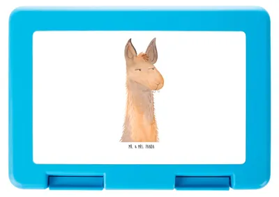 Produktbild von Mr. & Mrs. Panda Bentobox Lamakopf Genervt - Weiß - Geschenk, Lamas, Chef, Beste Freundin, Lama, Vorratsbehälter, Lunchbox, Büro, Frühstücksbox, Recht haben, Bento Box