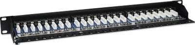 Obrázek produktu pro INTELLINET Patchpanel Intellinet 1U 24-Port Cat5e UTP sw