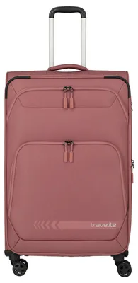 Image de Travelite, valise à roulettes à 4 roues, modèle L, 78 cm, couleur blush
