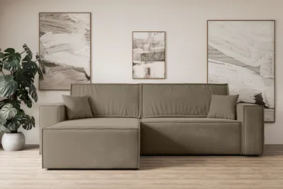 Produktbild von ALTDECOR Ecksofa mit Schlaffunktion und Bettkasten Corner Sofa Eckcouch Couch L-Form universal, links/rechts Schlafcouch Ausziehbar Wohnlandschaft Schlafsofa CELTIC-XL - 277x143x83cm Braun