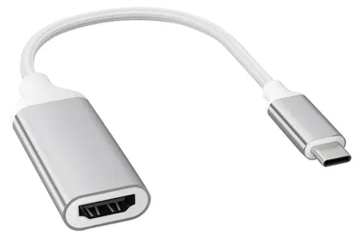 Immagine prodotto di Force Power, adattatore da USB-C a HDMI 4K Ultra HD, rinforzato extra robusto, bianco