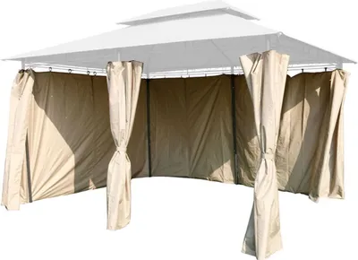 Produktbild von 6er-Set Seitenteile LEX Pavillon 4 x 3m PA beschichtet wasserabweisend