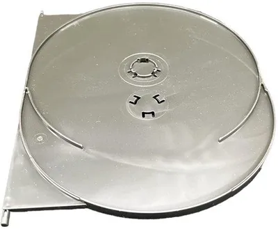 Image de Boîtier DVD pour 2 disques, de couleur noire, avec charnières, pour 3 compartiments