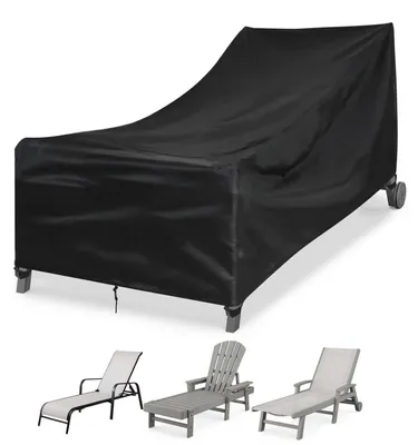 Produktbild von Gartenliege Abdeckung wetterfest 200x75x40/70cm 420D Oxford Gewebe Wasserabweisend Winddicht Staubdicht UV-beständig