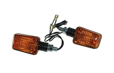 Obrázek produktu pro Sada blinkrů oranžová přední/zadní s E-číslem pro skútr motorku čtyřkolku ATV