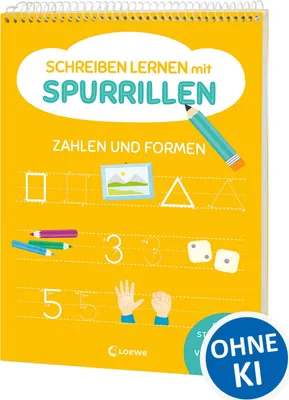 Produktbild von Schreiben lernen mit Spurrillen - Zahlen und Formen