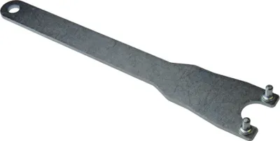Produktbild von Trade-Shop Stirnlochschlüssel / Zweilochschlüssel für große Winkelschleifer, 30mm Nockenabstand, 215mm Länge, 4,5mm Pin-Durchmesser