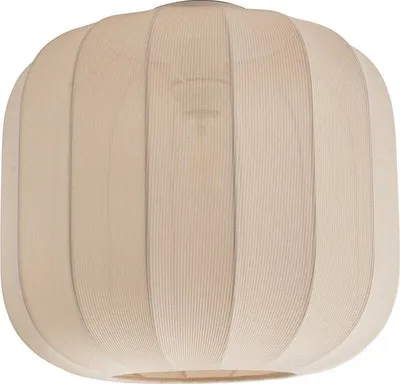 Produktbild von Lindby Deckenleuchte Helin, beige, Stoff, Ø 35 cm