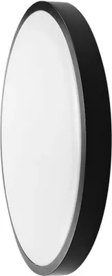 Produktbild von V-TAC LED-Kuppelleuchte rund - Samsung - IP44 - Schwarz - 18W- 1830 Lumen - 6500K