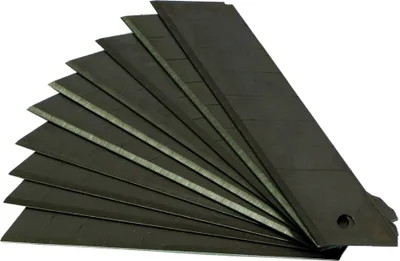 Produktbild von Abbrechklingen 18 x 0,5 mm, Kohlenstoffstahl schwarz / 10-er Box
