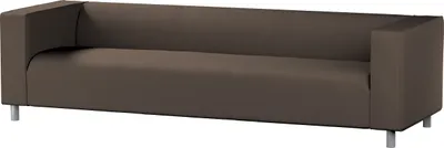 Produktbild von Dekoria Bezug für Klippan 4-Sitzer Sofa, braun, Bezug für Klippan 4-Sitzer