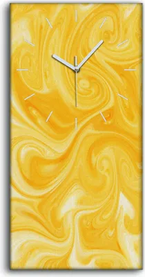 Produktbild von Küche Wohnzimmer Wand Leinwand Uhr Geräuschlos 30x60 Malerei Abstrakte Kunst - weiße Hände