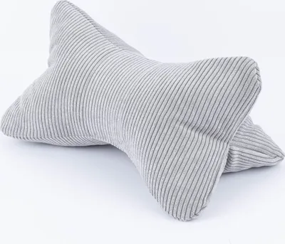 Produktbild von Magma Leseknochen Nackenkissen Cord grau 42x22cm