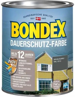 Produktbild von Bondex Dauerschutzfarbe 0,75 L basaltgrau