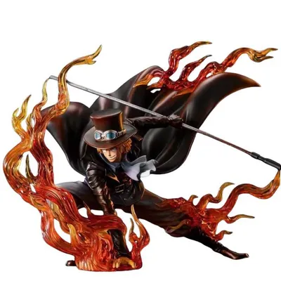 Produktbild von Anime Sabo Figur - One Piece – Anime Sammlerfigur 22 cm | Detailreiche Actionfigur & Anime Statue inkl. Geschenkbox