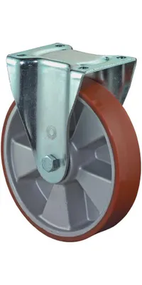 Immagine prodotto di BS Ruote Ruote per carichi pesanti con piastra avvitabile cuscinetto a sfere in poliuretano 150 mm 550 kg - L610.B90.150