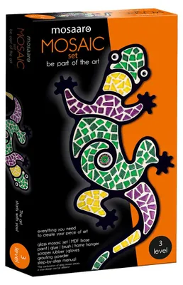 Produktbild von Mosaaro Mosaik Bastelset Eidechse - Kreatives Spielzeug aus Glas