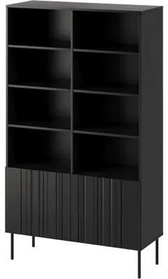 Produktbild von Bücherregal ISOLA 100 schwarz matt