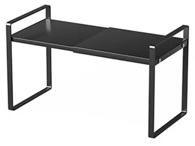 Image de Organisateur de placard extensible, étagère réglable pour la cuisine et la salle de bain