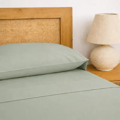 Zdjęcie produktu dla Komplet pościeli - 100% bawełna - certyfikat Oeko-Tex - kolor zielony