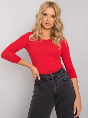 Produktbild von Basic Feel Good Langarm-T-Shirt für Frauen Tautu rot L