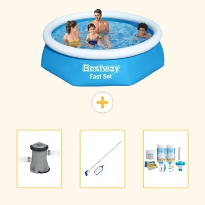 Obrázok produktu pre Bestway Fast Set, kruhový bazén - 244x61 cm - 4-dielna sada, model S22626