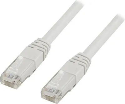 Image de Câble réseau câble patch UTP Cat6 3m, blanc