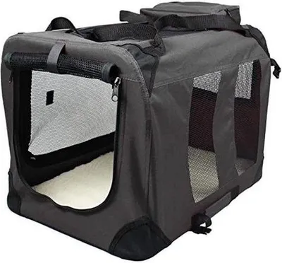 Produktbild von Famanu Transporttas für Haustiere mit Fenster - Größe S 60 x 42 x 42 cm