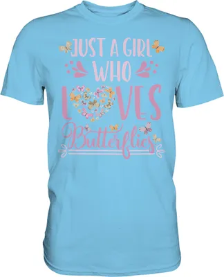 Produktbild von Frauen Schmetterling T-Shirt – Sky Blue / M