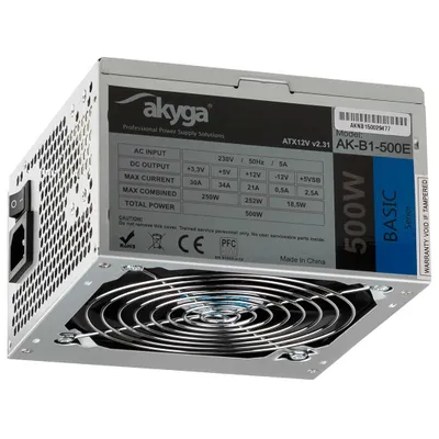 Zdjęcie produktu dla Akyga AK-B1-500E, 500 W, 220 V, 5 A, Pasywne, 250 W, 252 W