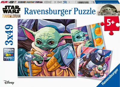 Image de Star Wars Mandalorian Baby Yoda Puzzle 3x49tlg.