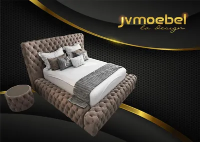 Produktbild von Bett Textil Schlafzimmer Möbel Luxury Moderne Betten Chesterfield Boxspring Neu