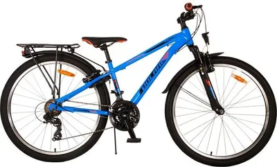 Produktbild von Volare Cross Kinderfahrrad - Jungen - 26 Zoll - Blau - 21 Gänge - Zwei Handbremsen