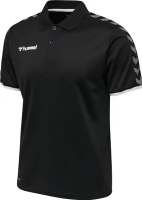 Produktbild von Hummel Authentic Functional Polo-Shirt Herren schwarz weiß Gr M