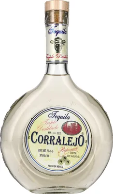 Image de Corralejo Tequila REPOSADO Triple Destillado 100% de Agave 38% Vol. 0,7l