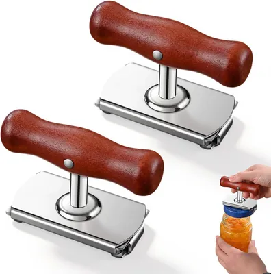 Produktbild von Dosenöffner 2 Stück, Edelstahl, verstellbar, für Küche